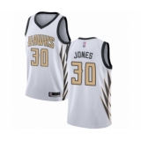 Women's Atlanta Hawks #30 Damian Jones Swingman White Basketball Jersey - City Edition