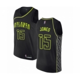 Youth Atlanta Hawks #15 Damian Jones Swingman Black Basketball Jersey - City Edition