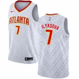 Men's Nike Atlanta Hawks #7 Ersan Ilyasova Authentic White NBA Jersey - Association Edition