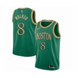 Men's Boston Celtics #8 Kemba Walker Swingman Green Basketball Jersey - 2019 20 City Edition