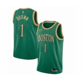 Women's Boston Celtics #1 Walter Brown Swingman Green Basketball Jersey - 2019 20 City Edition