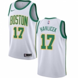 Youth Nike Boston Celtics #17 John Havlicek Swingman White NBA Jersey - City Edition