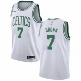 Women's Nike Boston Celtics #7 Jaylen Brown Authentic White NBA Jersey - Association Edition
