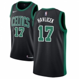 Women's Adidas Boston Celtics #17 John Havlicek Authentic Black NBA Jersey - Statement Edition