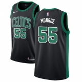 Youth Nike Boston Celtics #55 Greg Monroe Authentic Black NBA Jersey - Statement Edition