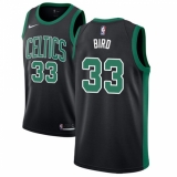 Women's Adidas Boston Celtics #33 Larry Bird Swingman Black NBA Jersey - Statement Edition