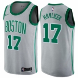Women's Nike Boston Celtics #17 John Havlicek Swingman Gray NBA Jersey - City Edition