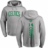 NBA Nike Boston Celtics #14 Bob Cousy Ash Backer Pullover Hoodie