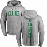 NBA Nike Boston Celtics #12 Terry Rozier Ash Backer Pullover Hoodie