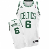 Women's Adidas Boston Celtics #6 Bill Russell Swingman White Home NBA Jersey