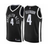 Women's Brooklyn Nets #4 Henry Ellenson Swingman Black Basketball Jersey - City Edition