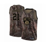 Men's Brooklyn Nets #21 Wilson Chandler Swingman Camo Realtree Collection Basketball Jersey
