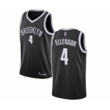 Youth Brooklyn Nets #4 Henry Ellenson Authentic Black Basketball Jersey - Icon Edition