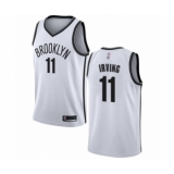 Women's Brooklyn Nets #11 Kyrie Irving Swingman White Basketball Jersey - Association Edition