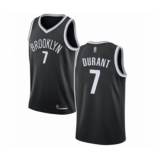 Youth Brooklyn Nets #7 Kevin Durant Authentic Black Basketball Jersey - Icon Edition
