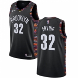 Women's Nike Brooklyn Nets #32 Julius Erving Swingman Black NBA Jersey - 2018 19 City Edition