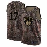 Youth Nike Brooklyn Nets #17 Ed Davis Swingman Camo Realtree Collection NBA Jersey