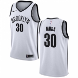 Youth Nike Brooklyn Nets #30 Dzanan Musa Swingman White NBA Jersey - Association Edition