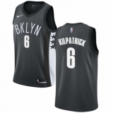 Men's Nike Brooklyn Nets #6 Sean Kilpatrick Authentic Gray NBA Jersey Statement Edition