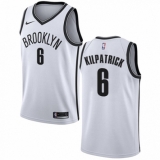 Men's Nike Brooklyn Nets #6 Sean Kilpatrick Swingman White NBA Jersey - Association Edition