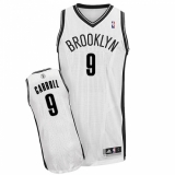 Men's Adidas Brooklyn Nets #9 DeMarre Carroll Authentic White Home NBA Jersey