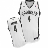 Youth Adidas Brooklyn Nets #4 Jahlil Okafor Swingman White Home NBA Jersey