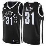 Youth Nike Brooklyn Nets #31 Jarrett Allen Swingman Black NBA Jersey - City Edition