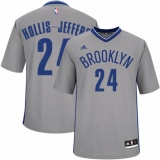 Women's Adidas Brooklyn Nets #24 Rondae Hollis-Jefferson Swingman Gray Alternate NBA Jersey