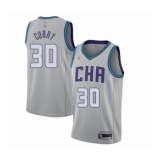 Women's Jordan Charlotte Hornets #30 Dell Curry Swingman Gray Basketball Jersey - 2019 20 City Edition