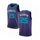 Women's Jordan Charlotte Hornets #25 PJ Washington Authentic Purple Basketball Jersey Statement Edition