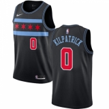 Men's Nike Chicago Bulls #0 Sean Kilpatrick Swingman Black NBA Jersey - City Edition