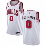 Youth Nike Chicago Bulls #0 Sean Kilpatrick Swingman White NBA Jersey - Association Edition