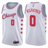 Youth Nike Chicago Bulls #0 Sean Kilpatrick Swingman White NBA Jersey - City Edition