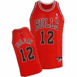Men's Nike Chicago Bulls #12 Michael Jordan Swingman Red Throwback NBA Jersey