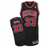 Women's Adidas Chicago Bulls #33 Scottie Pippen Authentic Black Alternate NBA Jersey