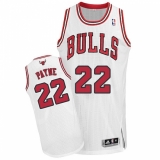 Youth Adidas Chicago Bulls #22 Cameron Payne Authentic White Home NBA Jersey