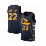 Men's Cleveland Cavaliers #22 Larry Nance Jr. Swingman Navy Basketball Jersey - 2019 20 City Edition