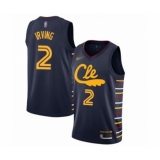 Men's Cleveland Cavaliers #2 Kyrie Irving Swingman Navy Basketball Jersey - 2019 20 City Edition