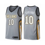 Women's Cleveland Cavaliers #10 Darius Garland Swingman Gray Basketball Jersey - City Edition