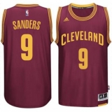 Men's Cleveland Cavaliers #9 Larry Sanders adidas Burgundy Player Swingman Road Jersey