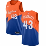 Youth Nike Cleveland Cavaliers #43 Brad Daugherty Swingman Blue NBA Jersey - City Edition