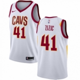 Youth Nike Cleveland Cavaliers #41 Ante Zizic Authentic White NBA Jersey - Association Edition