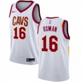 Women's Nike Cleveland Cavaliers #16 Cedi Osman Authentic White NBA Jersey - Association Edition