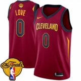 Youth Nike Cleveland Cavaliers #0 Kevin Love Swingman Maroon 2018 NBA Finals Bound NBA Jersey - Icon Edition