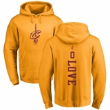 NBA Women's Nike Cleveland Cavaliers #0 Kevin Love Gold One Color Backer Pullover Hoodie