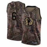 Men's Nike Dallas Mavericks #6 DeAndre Jordan Swingman Camo Realtree Collection NBA Jersey