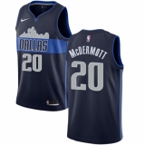 Youth Nike Dallas Mavericks #20 Doug McDermott Authentic Navy Blue NBA Jersey Statement Edition