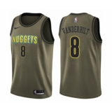 Youth Nike Denver Nuggets #8 Jarred Vanderbilt Swingman Green Salute to Service NBA Jersey