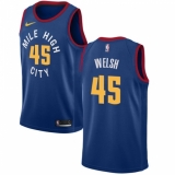 Youth Nike Denver Nuggets #45 Thomas Welsh Swingman Light Blue NBA Jersey Statement Edition