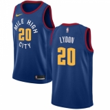 Women's Nike Denver Nuggets #20 Tyler Lydon Swingman Light Blue Alternate NBA Jersey Statement Edition